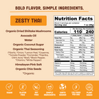 Zesty Thai Mushroom Jerky