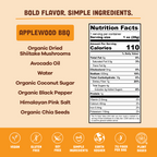 Applewood BBQ Mushroom Jerky - Single Serve Pack