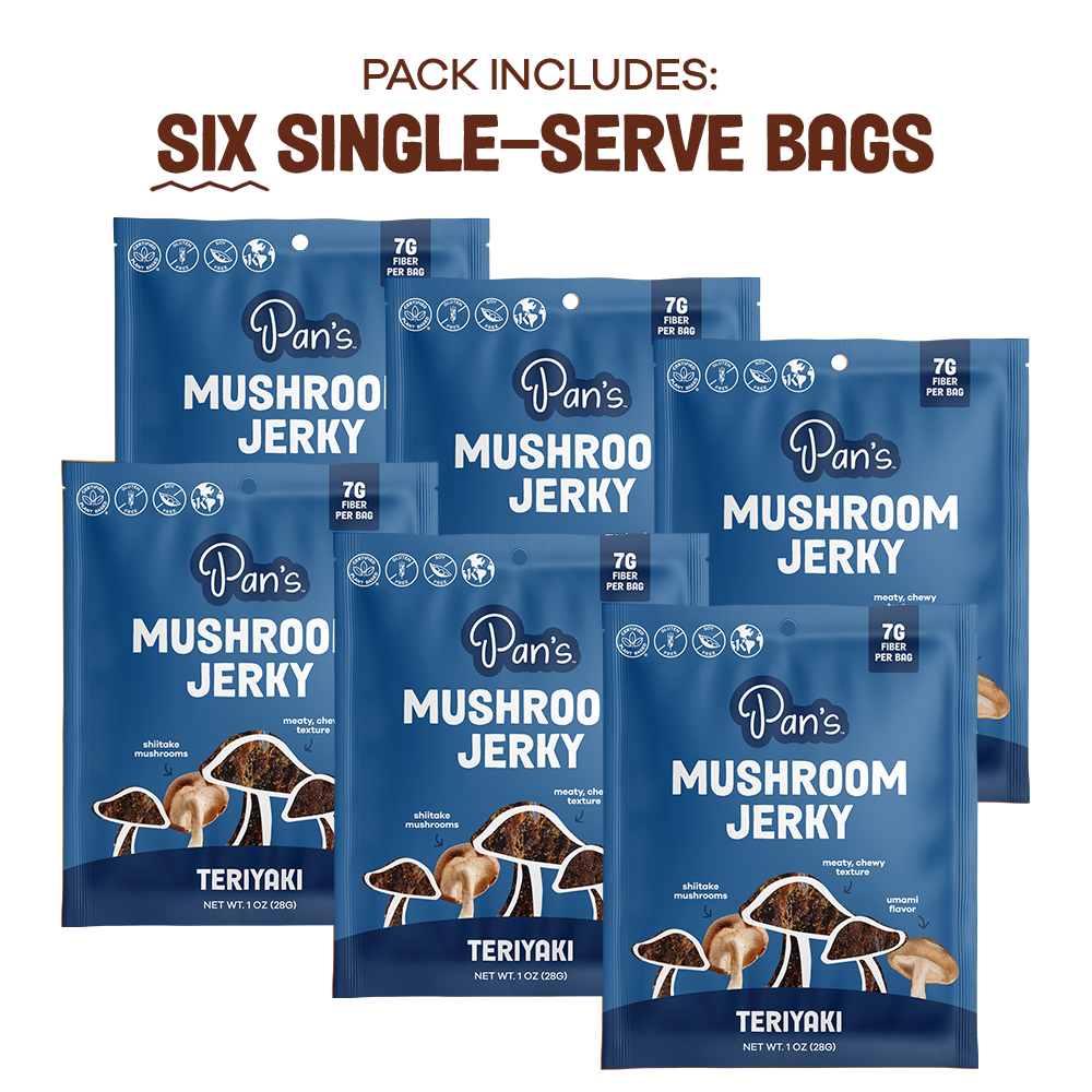 Teriyaki Mushroom Jerky - Single Serve Pack