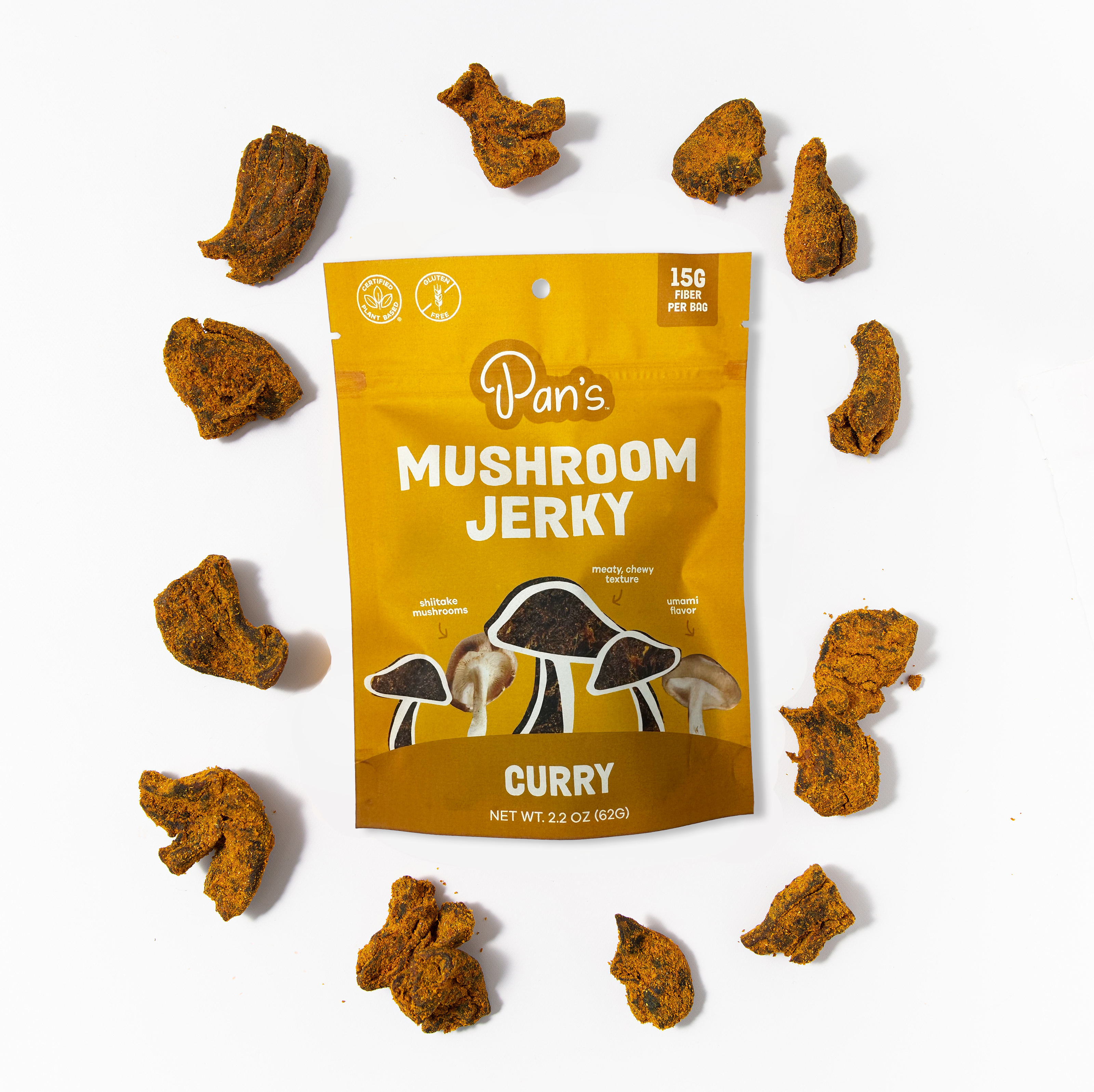 Curry Mushroom Jerky