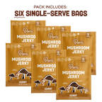 Curry Mushroom Jerky - Single Serve Pack
