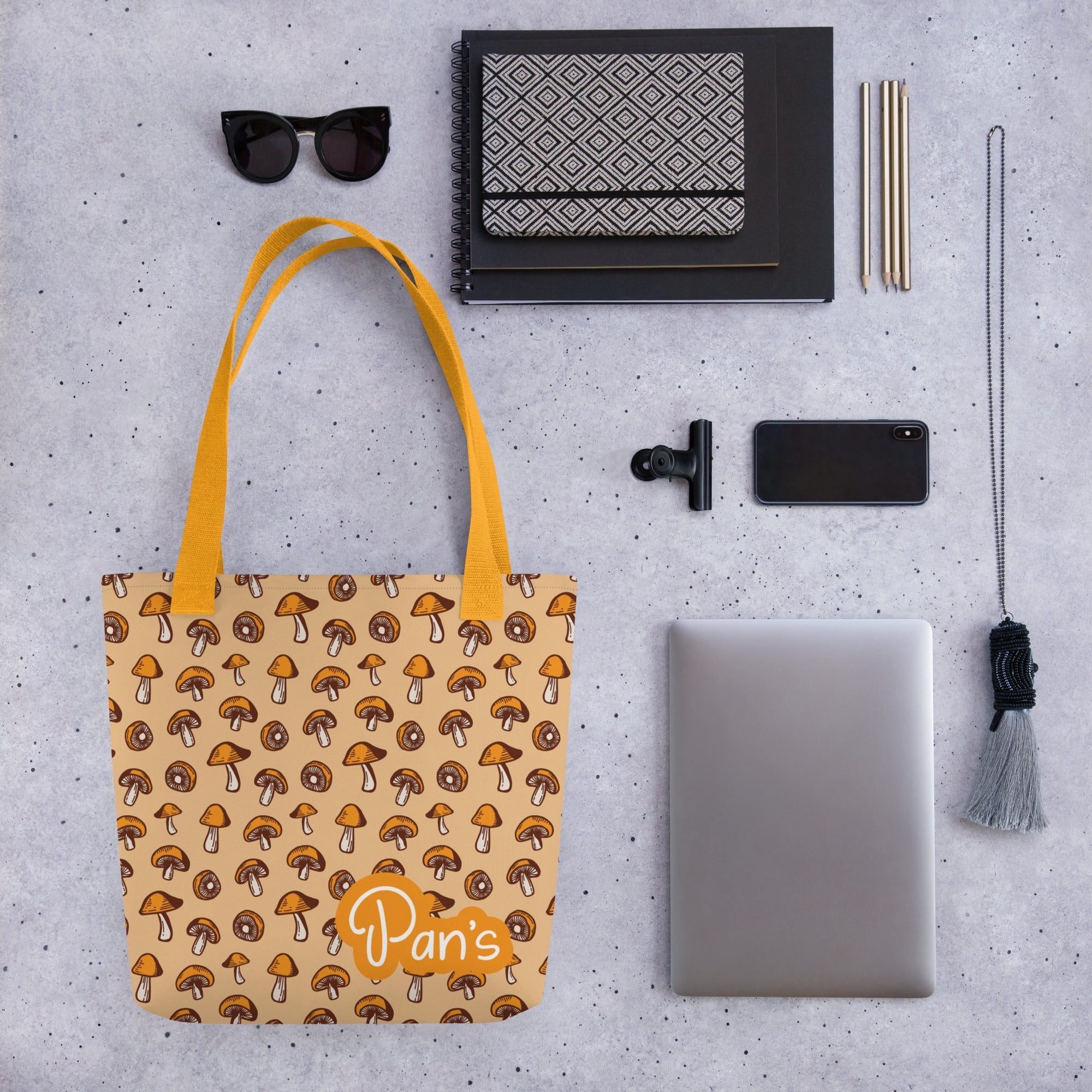 Pan's Mushrooms Tote bag