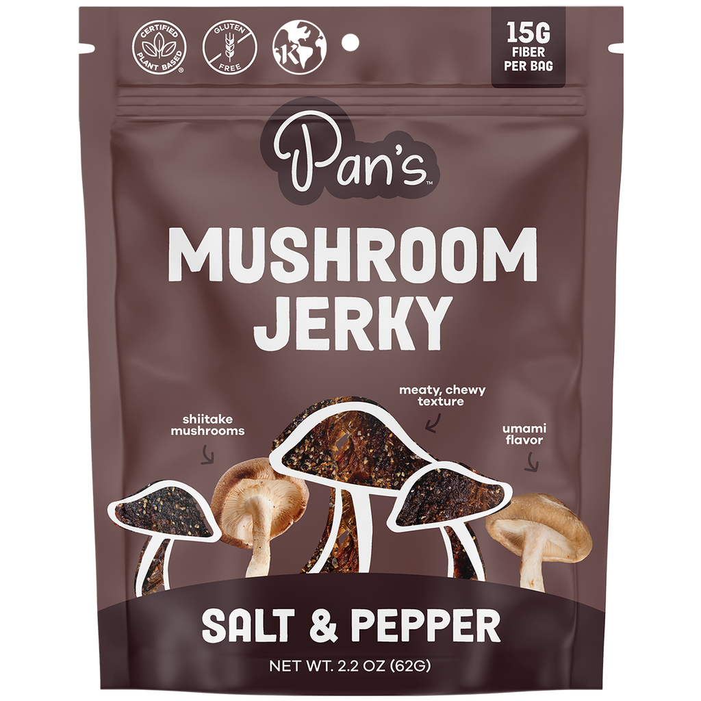 Salt & Pepper Mushroom Jerky